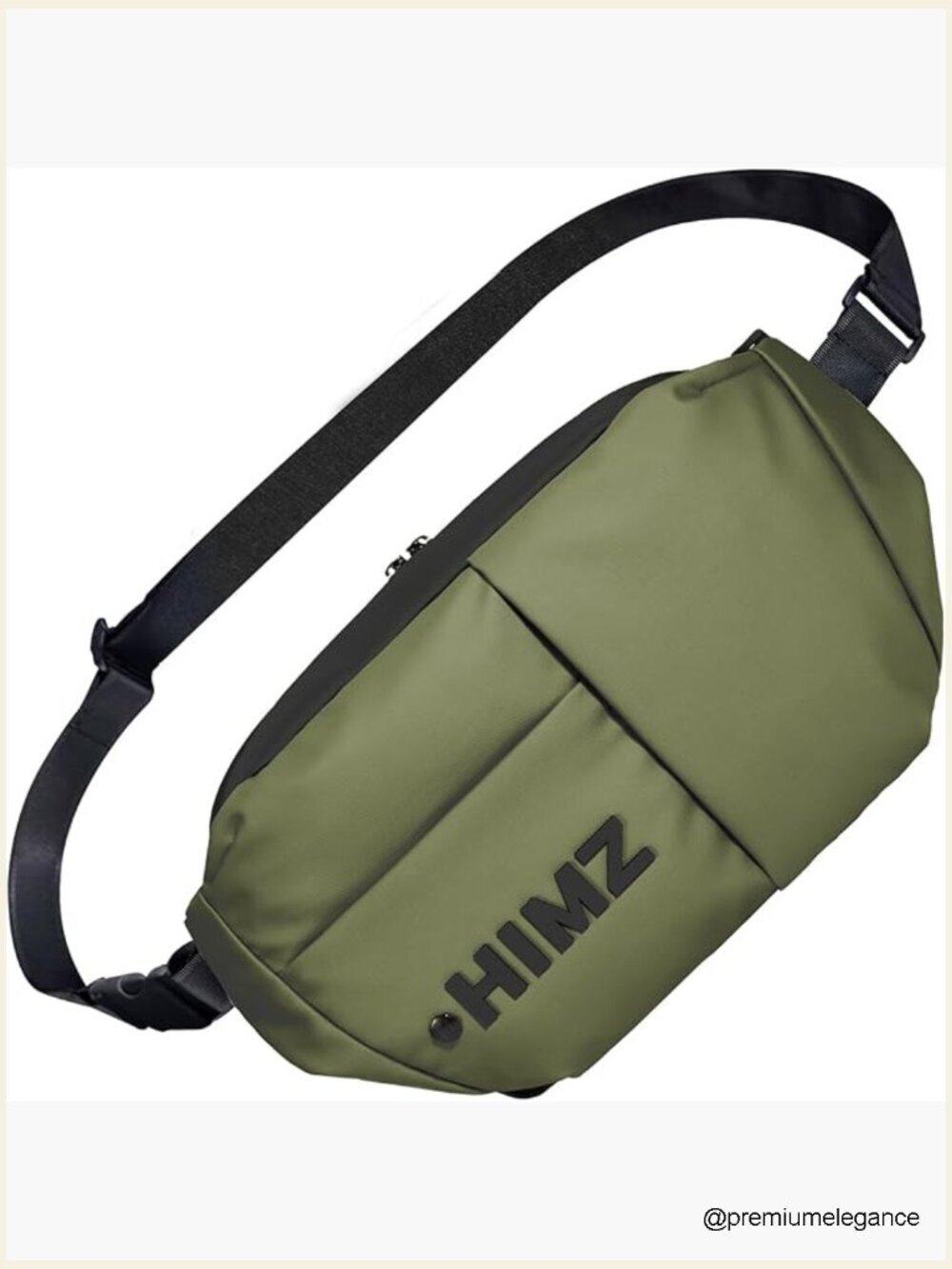 Large Capacity Sling Crossbody Bag Water-Resistant Travel Daypack